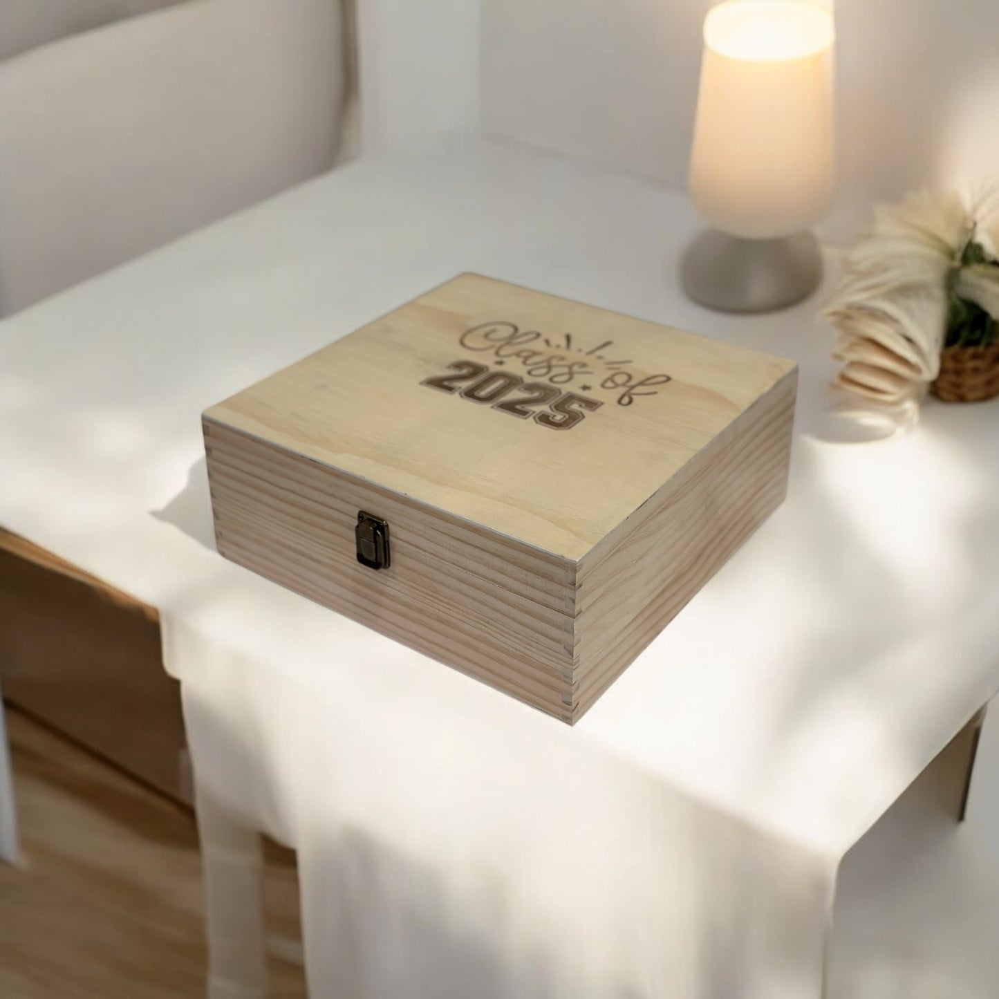 Class of 2026 Graduation Memory Box – Personalized Wooden Keepsake