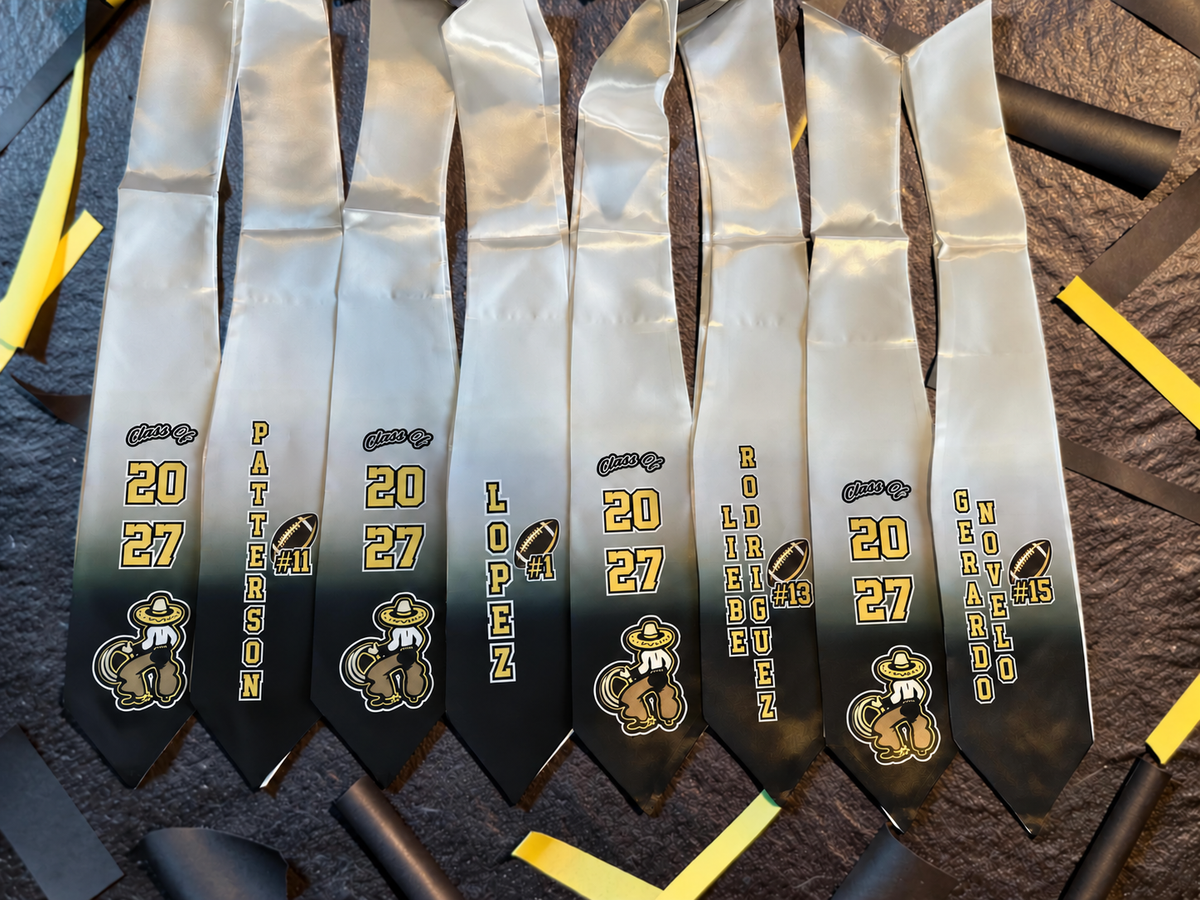El Capitan Vaqueros Personalized Graduation Stole
