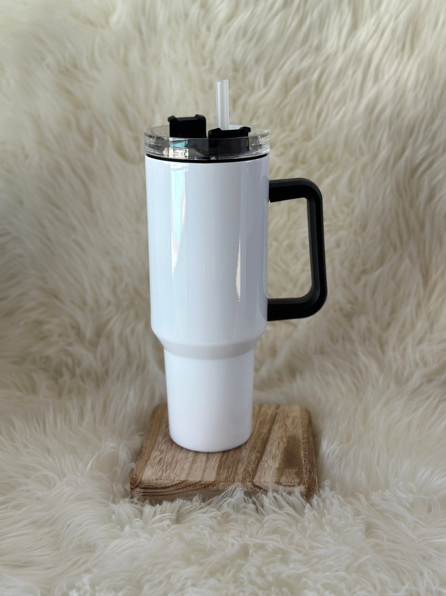 Power Surge glittered tumbler