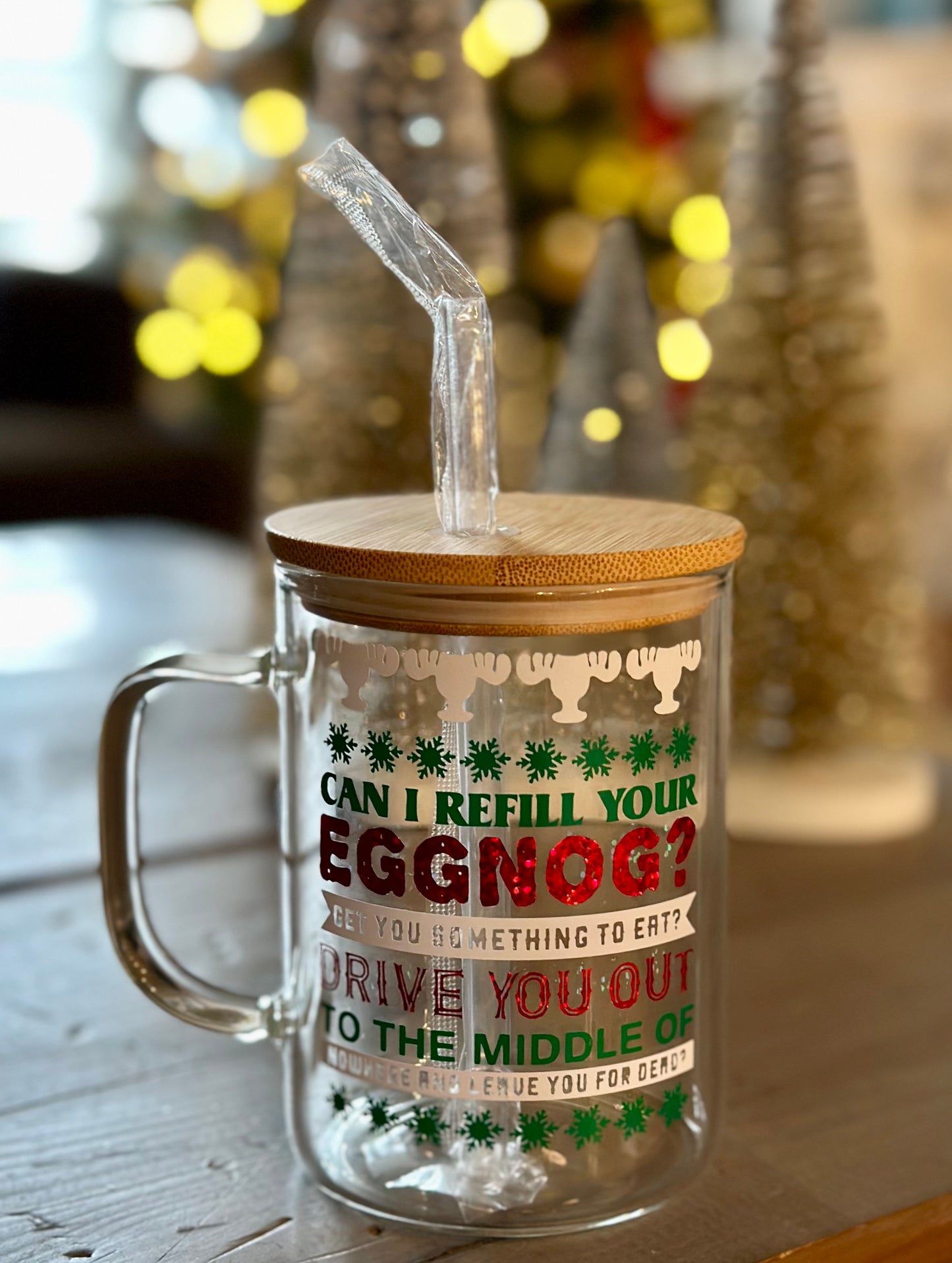 15oz glass mugs with lids