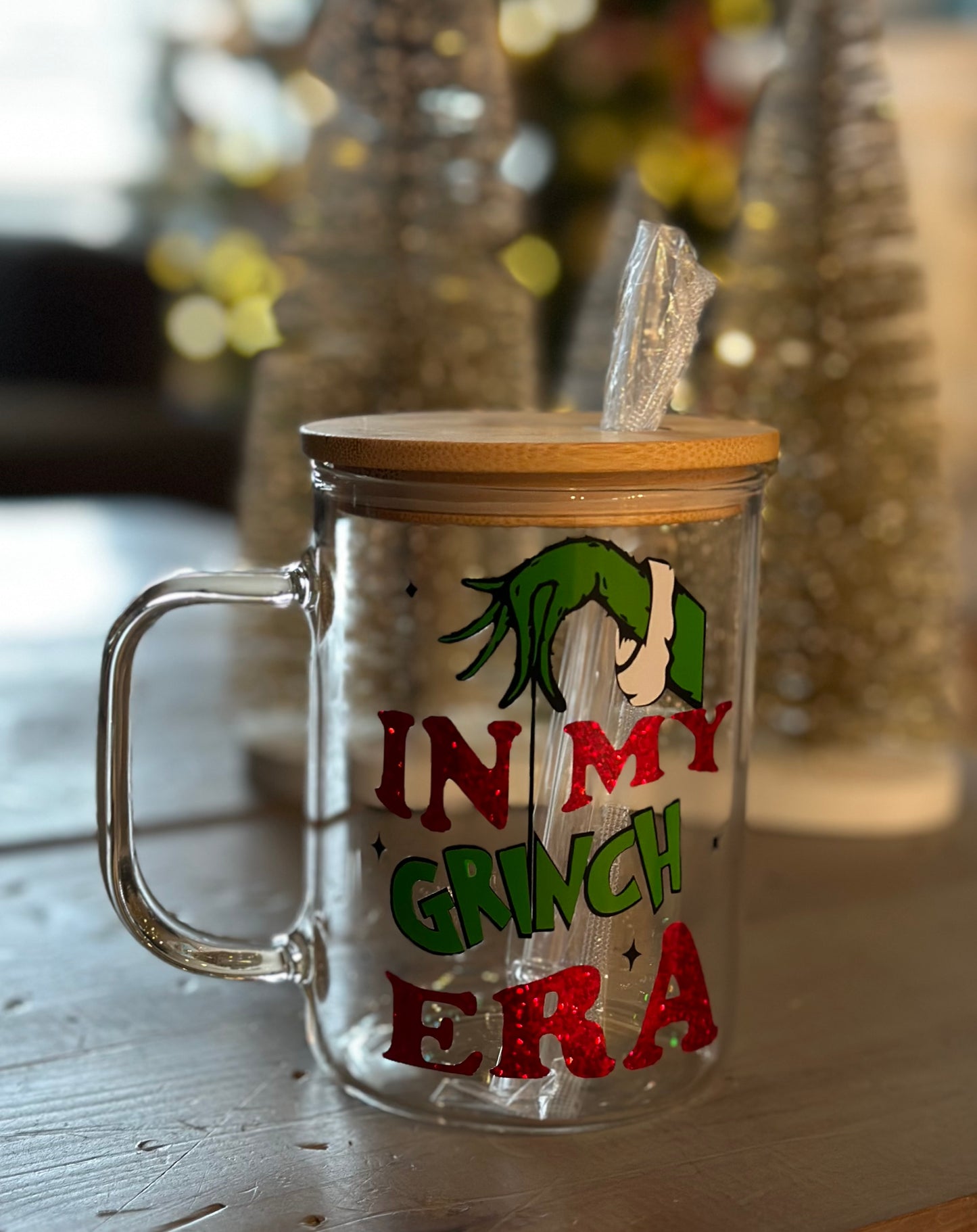 15oz glass mugs with lids
