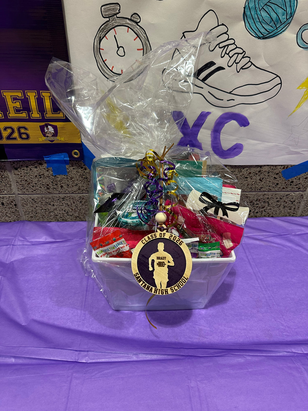 Santana Cross Country Personalized Senior Ornament & Basket Tag