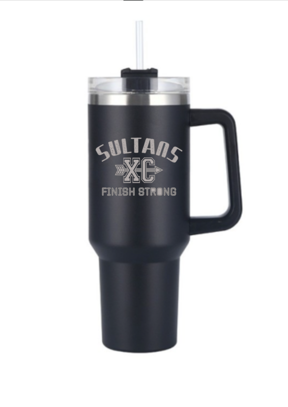 SHS XC 40oz Powder coated tumbler