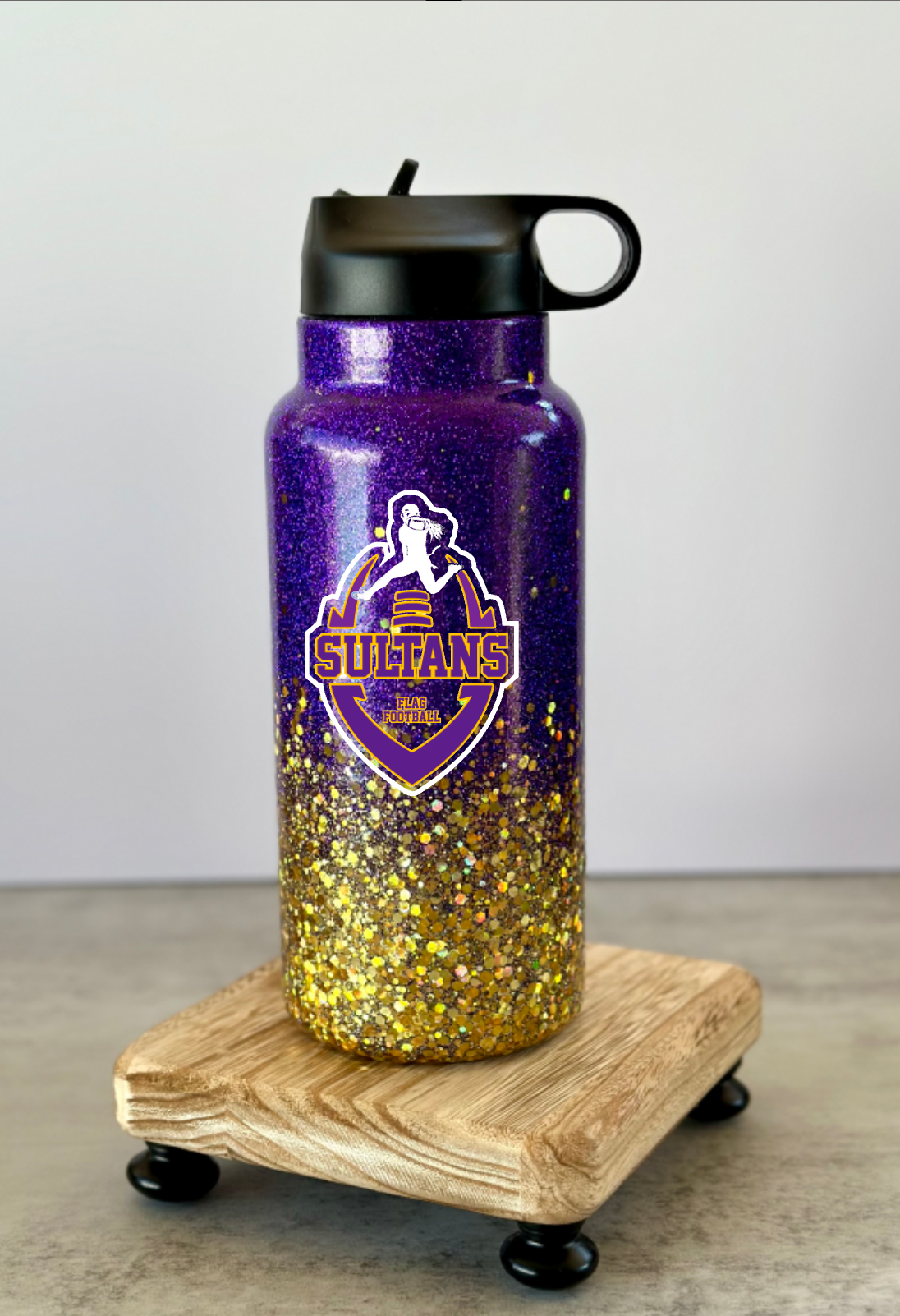 SHS flag football glitter hydro