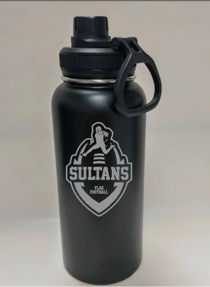 SHS Flag Football 32oz powder coated hydro