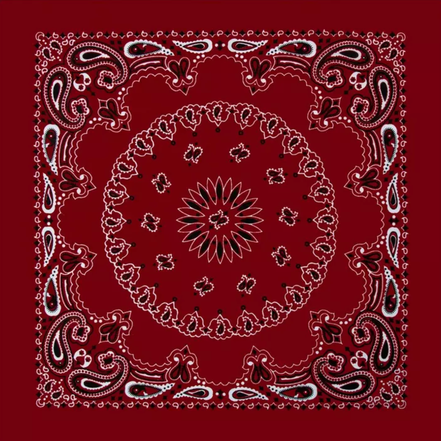 Custom Embroidered Bandana Hair Bow