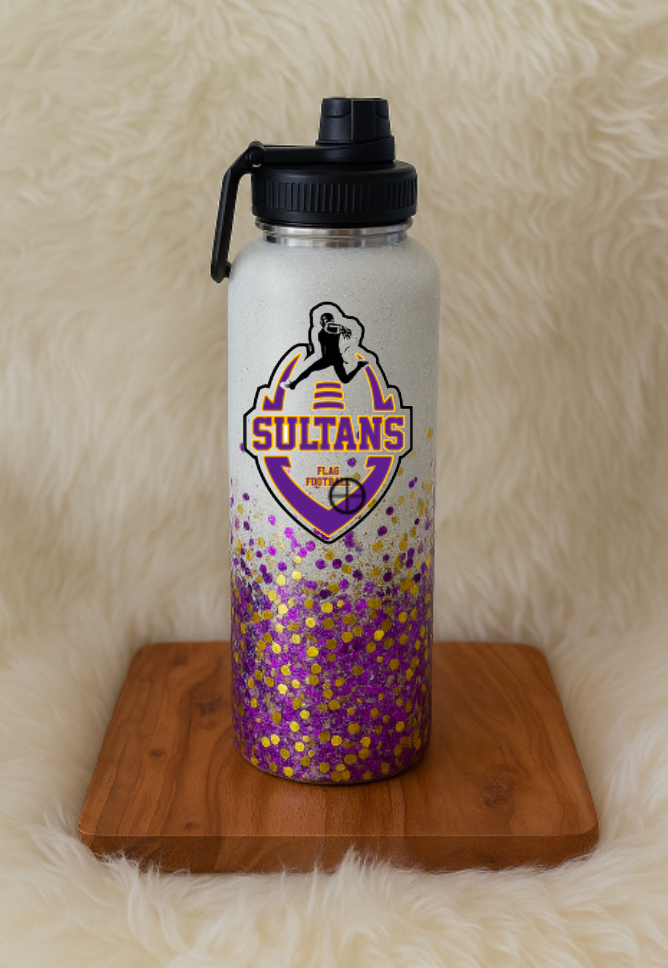 SHS flag football glitter hydro