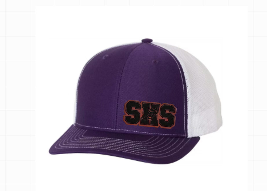 Santana Track & Field Leather Patch Hat – Custom Team Spirit Snapback