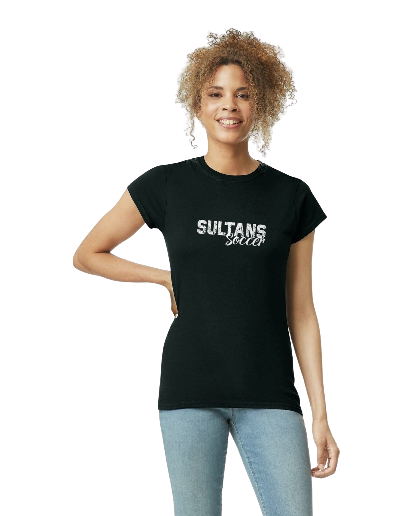 Women’s Fitted Soft Style Sultans Soccer T-Shirt