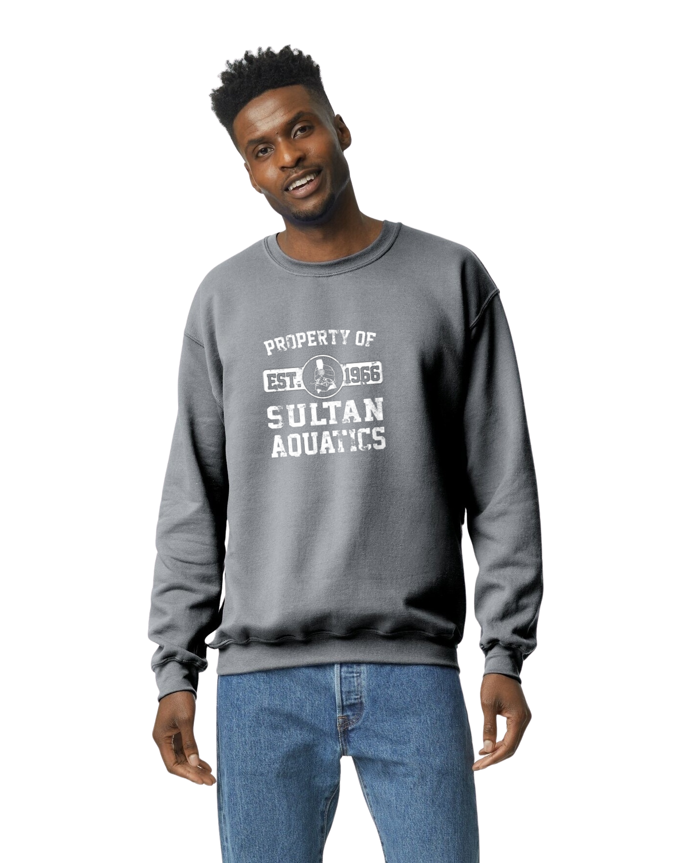 SHS Swim property of crewneck sweatshirt