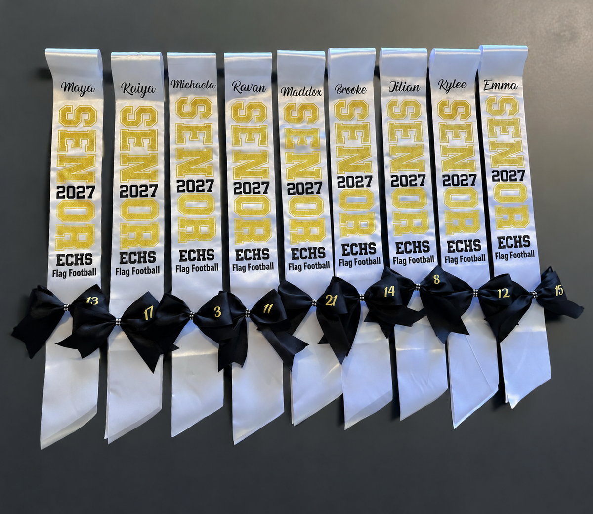 El Capitan Personalized Senior Graduation Sash – With or Without Bow