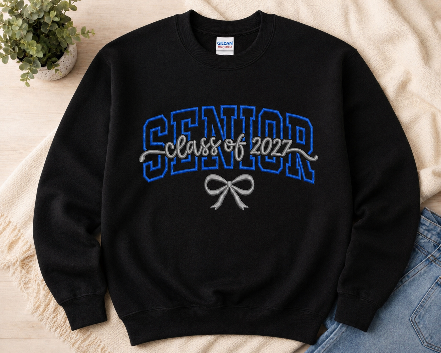 Senior Class of 2027 Embroidered Sweatshirt