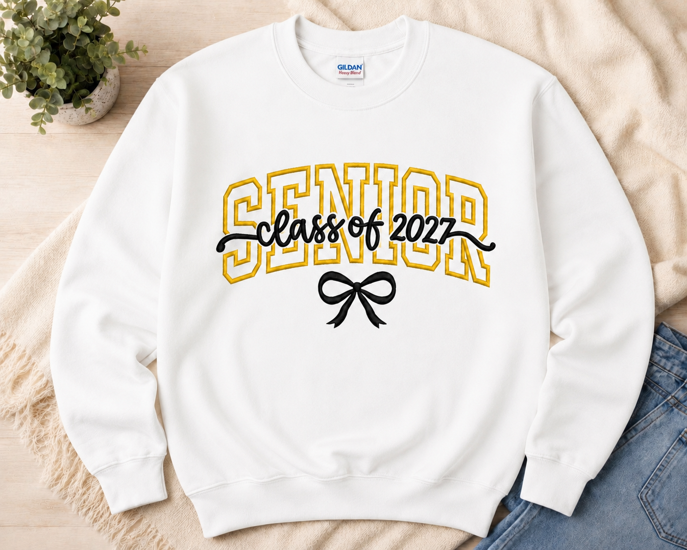 Senior Class of 2027 Embroidered Sweatshirt