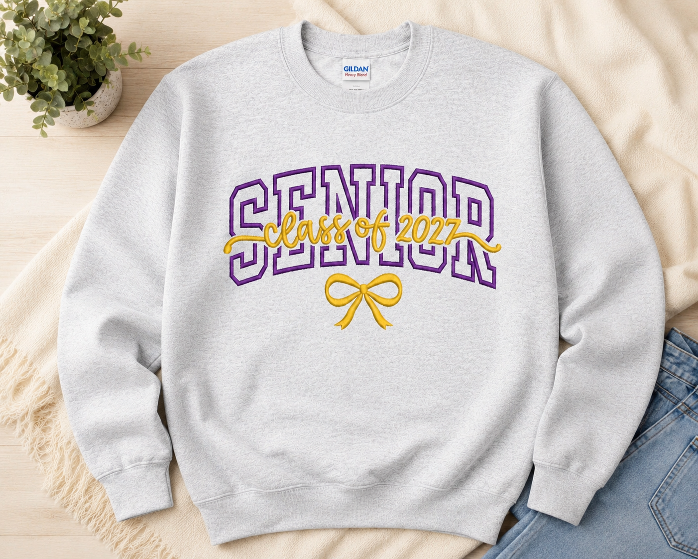 Senior Class of 2027 Embroidered Sweatshirt