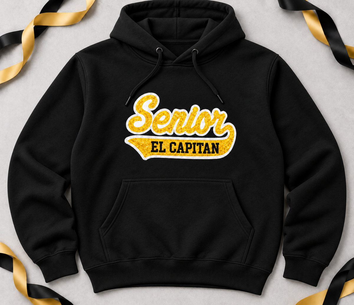El Capitan Senior Glitter Sweatshirt – Crewneck or Hoodie