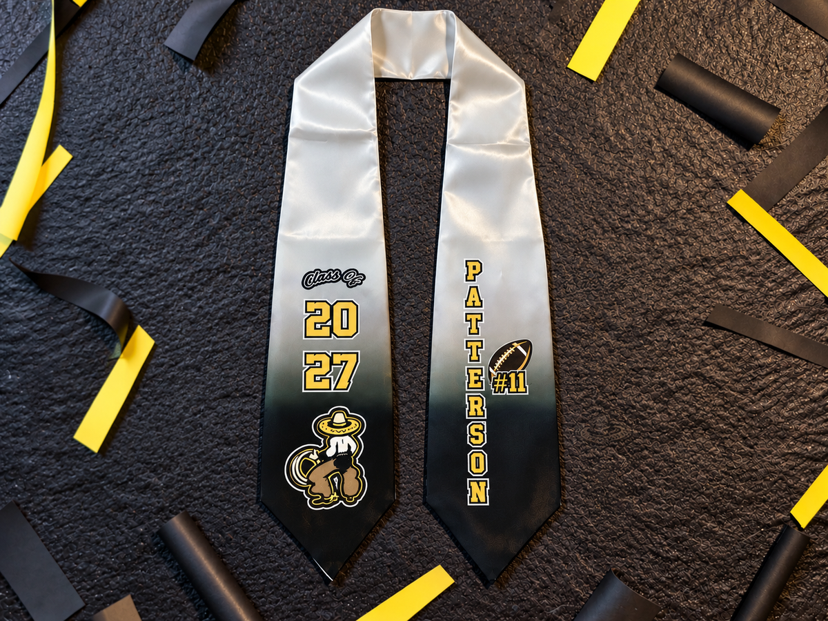 El Capitan Vaqueros Personalized Graduation Stole