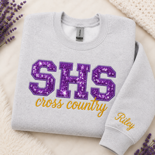 Santana Cross Country Custom Embroidered Sweatshirt
