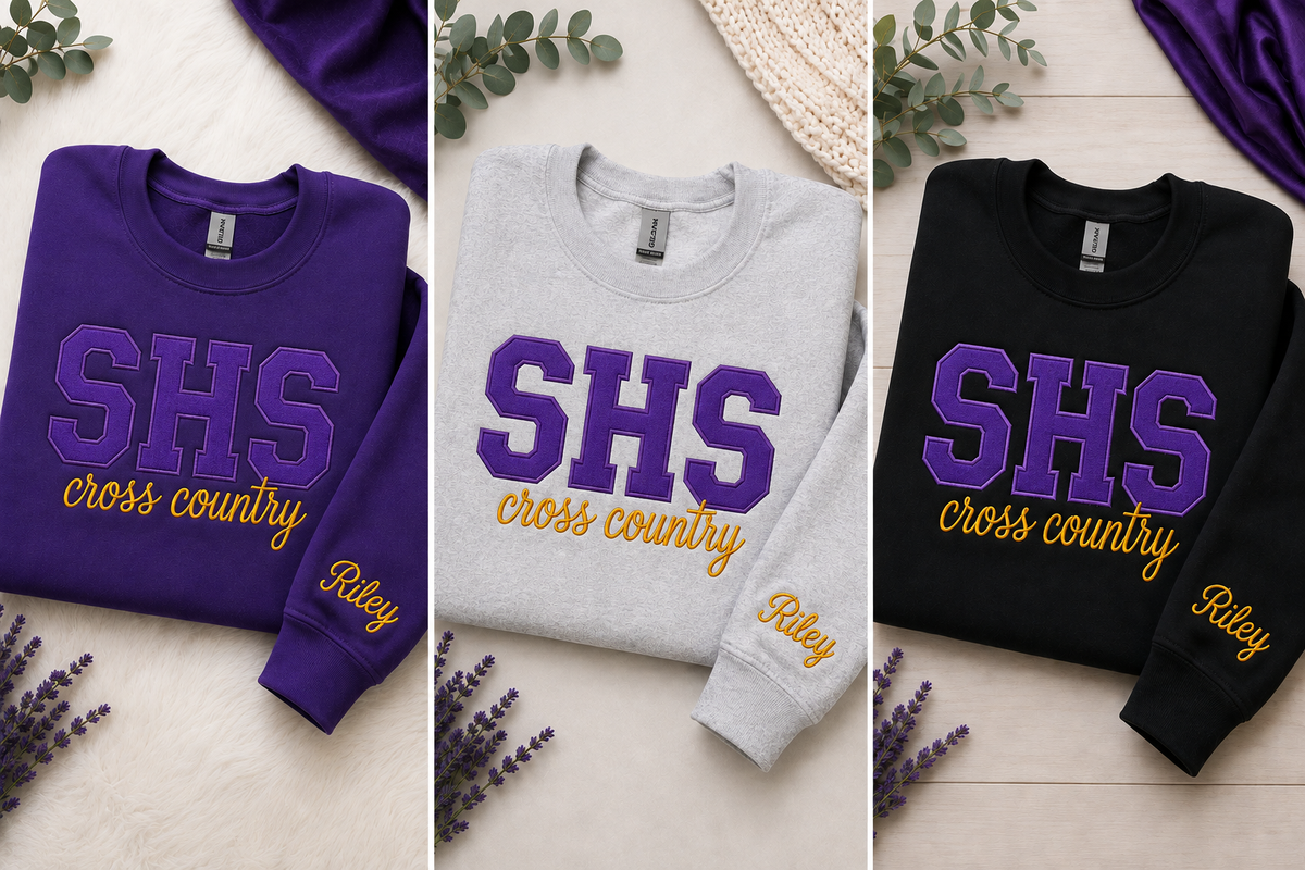 Santana Cross Country Custom Embroidered Sweatshirt
