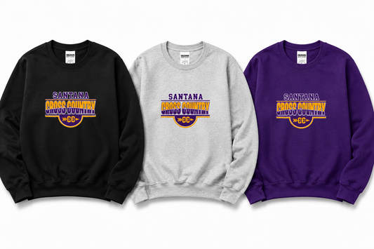 Santana Cross Country Crewneck Sweatshirt – Choice of Design