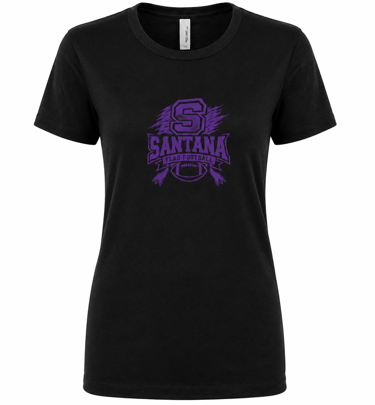 Women’s Fitted Santana Flag Football T-Shirt