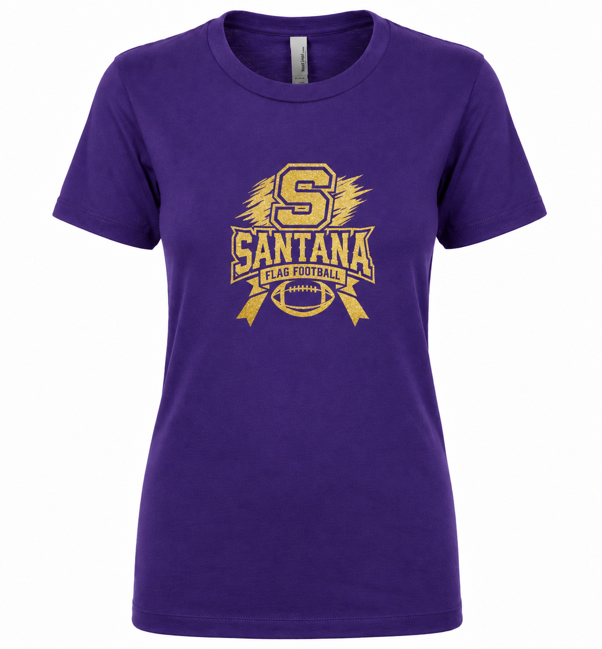 Women’s Fitted Santana Flag Football T-Shirt