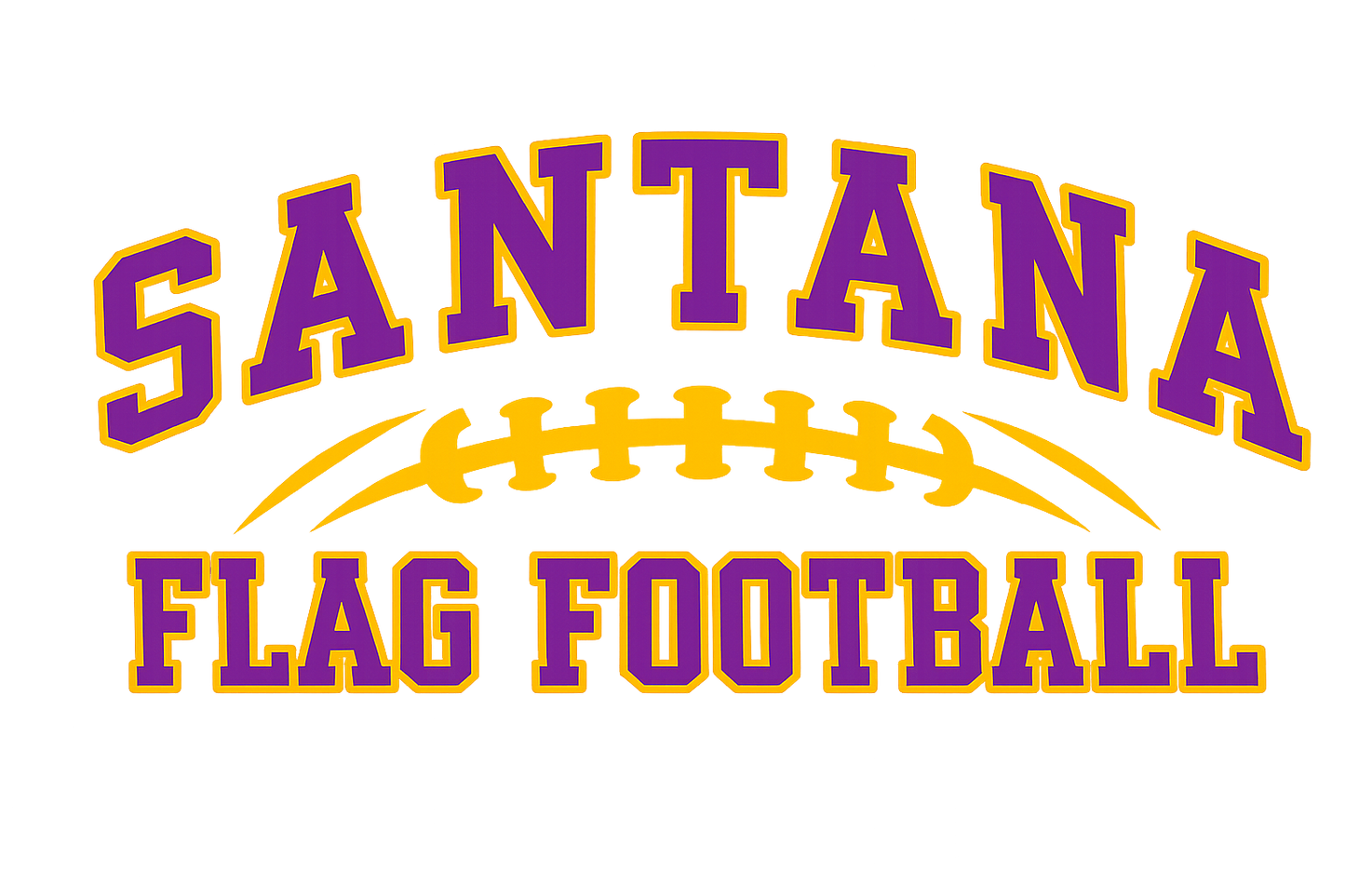 Santana Flag Football T-Shirt, Crewneck & Hoodie