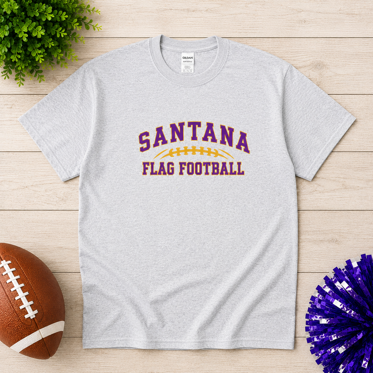 Santana Flag Football T-Shirt, Crewneck & Hoodie