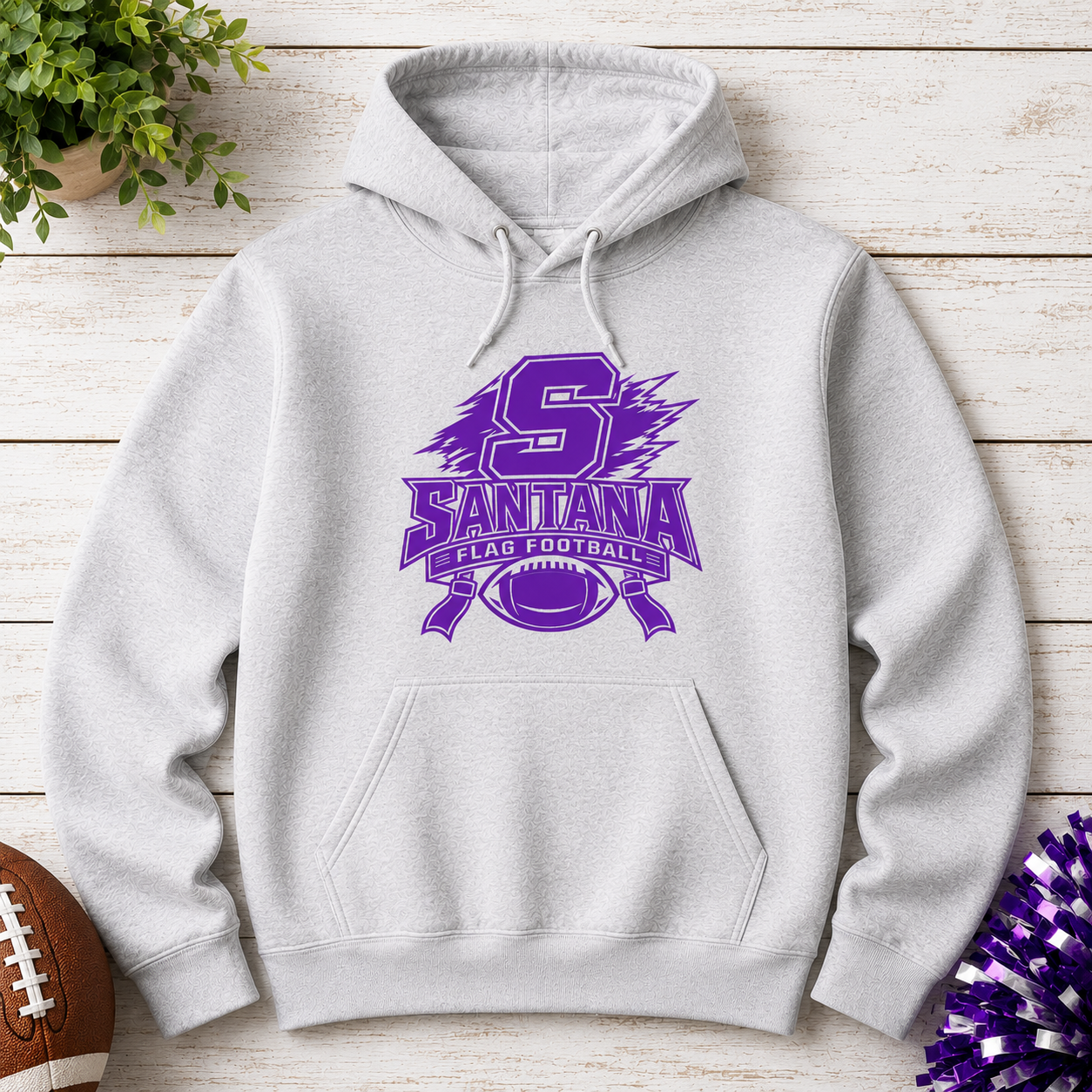 Santana Flag Football T-Shirt, Crewneck & Hoodie