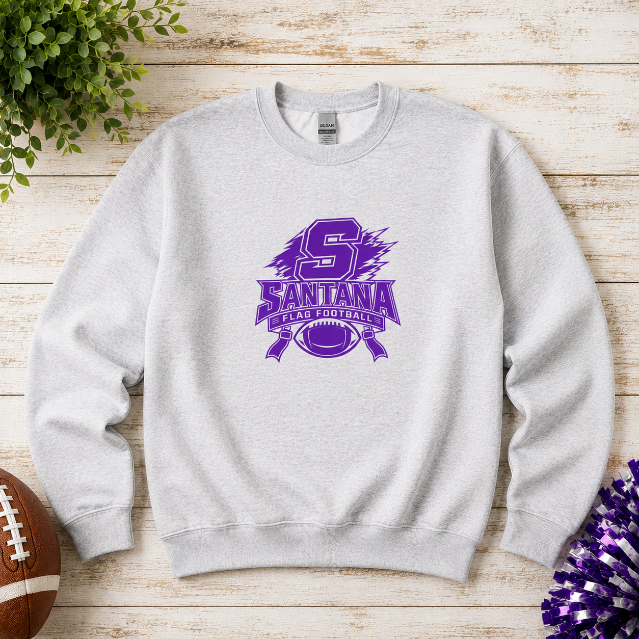 Santana Flag Football T-Shirt, Crewneck & Hoodie