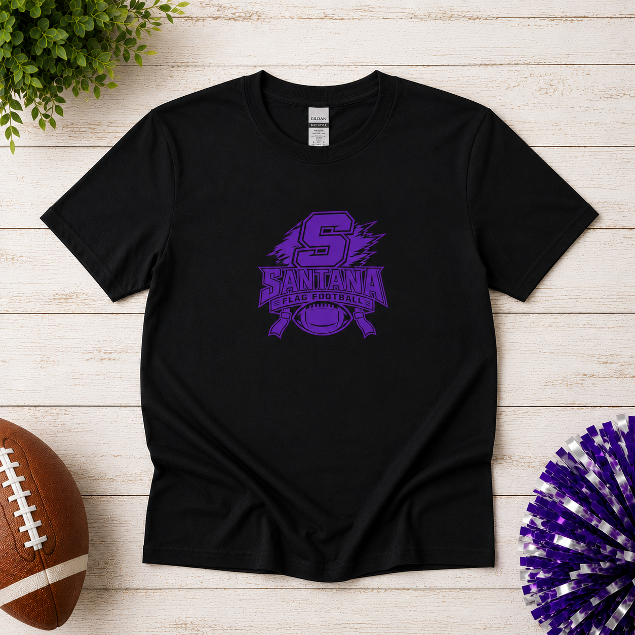 Santana Flag Football T-Shirt, Crewneck & Hoodie