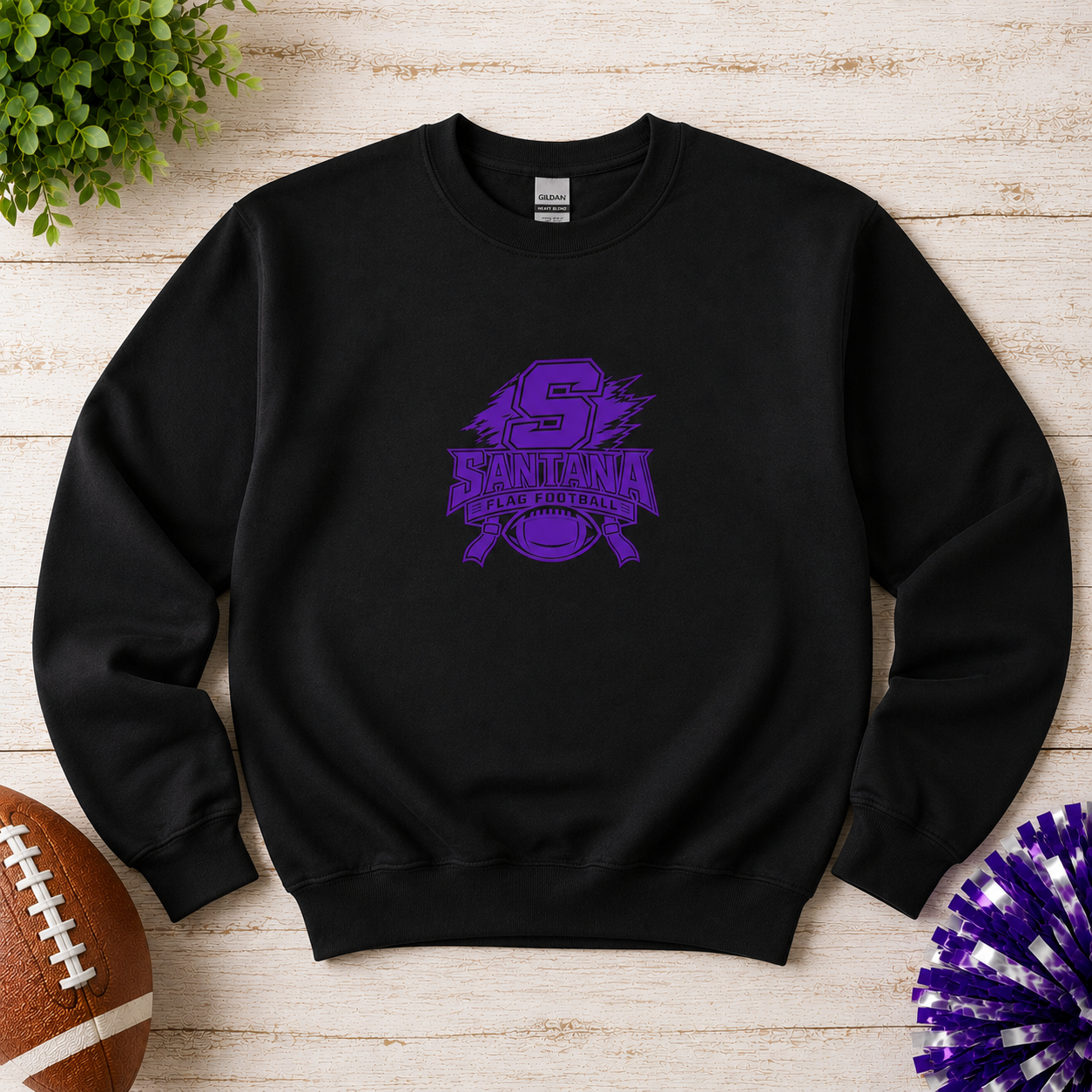 Santana Flag Football T-Shirt, Crewneck & Hoodie