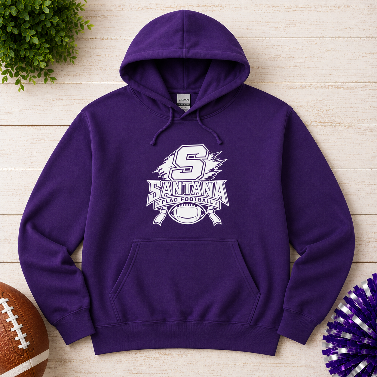 Santana Flag Football T-Shirt, Crewneck & Hoodie
