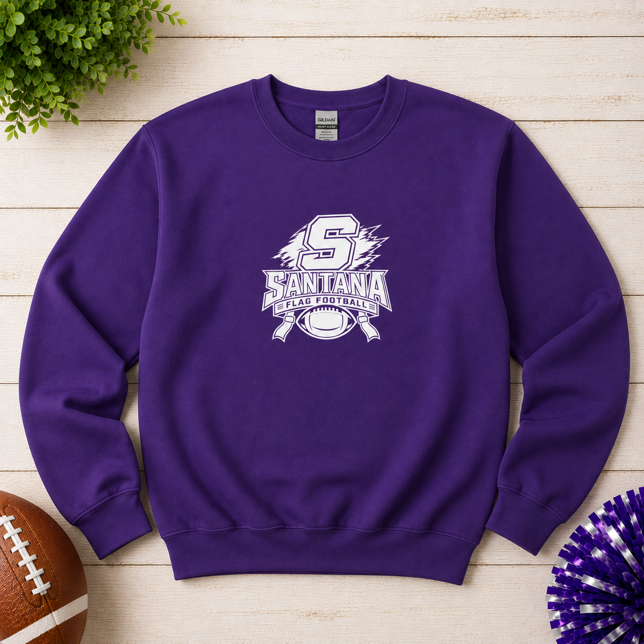 Santana Flag Football T-Shirt, Crewneck & Hoodie