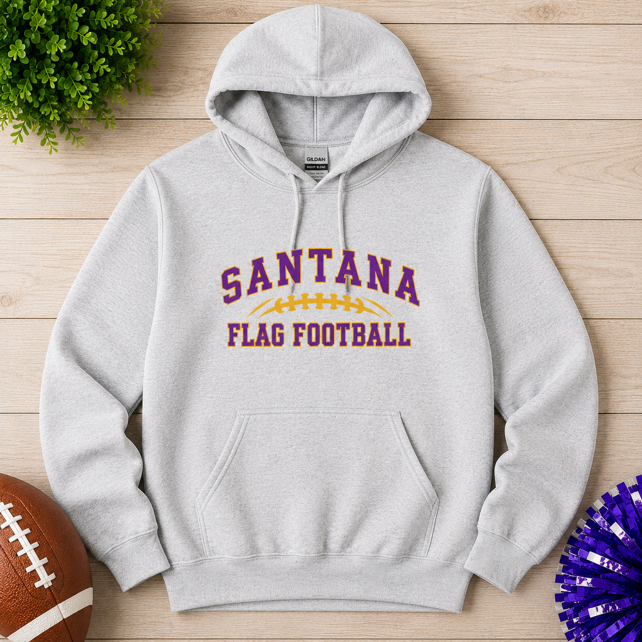 Santana Flag Football T-Shirt, Crewneck & Hoodie