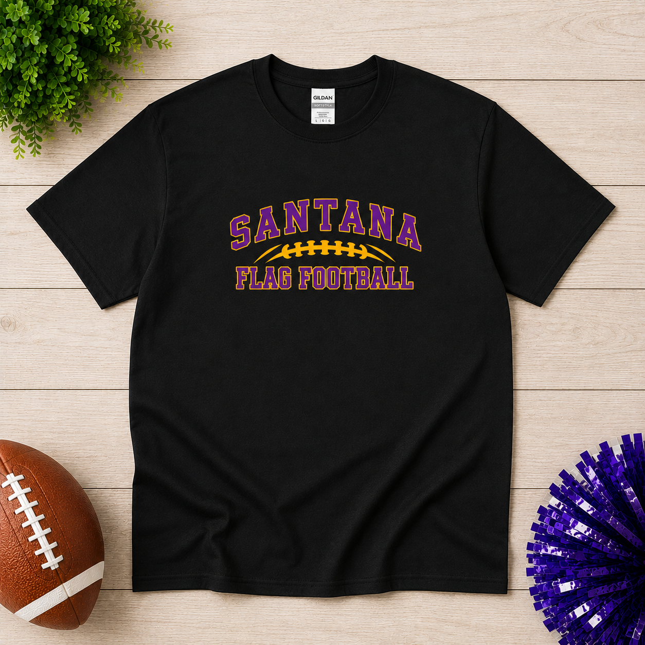 Santana Flag Football T-Shirt, Crewneck & Hoodie