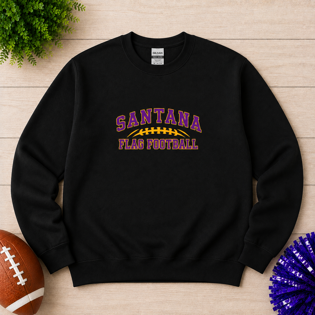 Santana Flag Football T-Shirt, Crewneck & Hoodie
