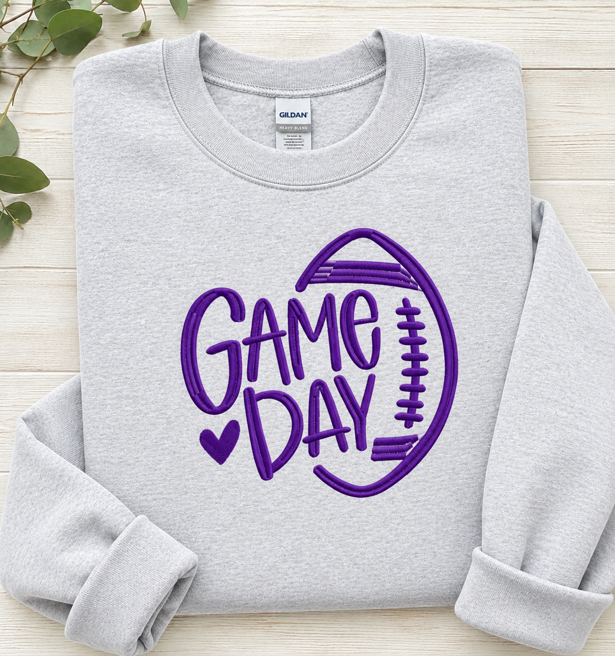 Game Day  Embroidered Sweatshirt & Hoodie