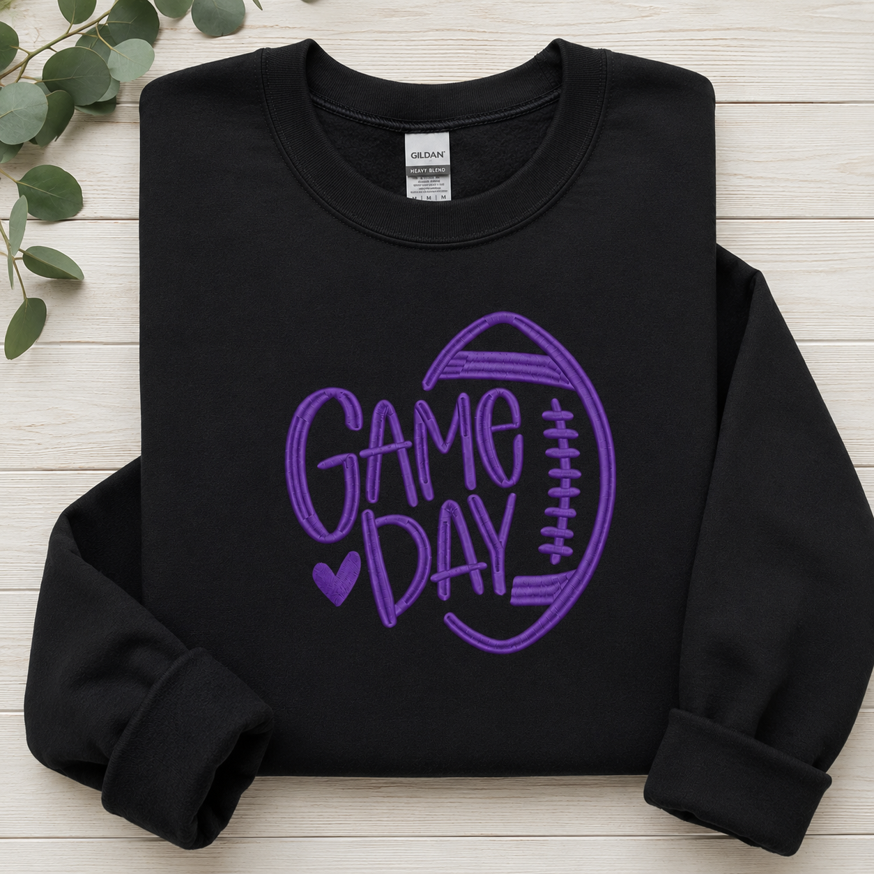 Game Day  Embroidered Sweatshirt & Hoodie