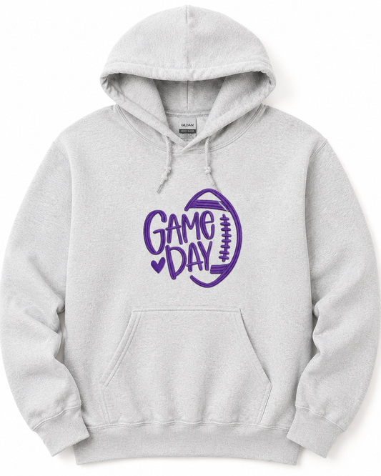 Game Day  Embroidered Sweatshirt & Hoodie