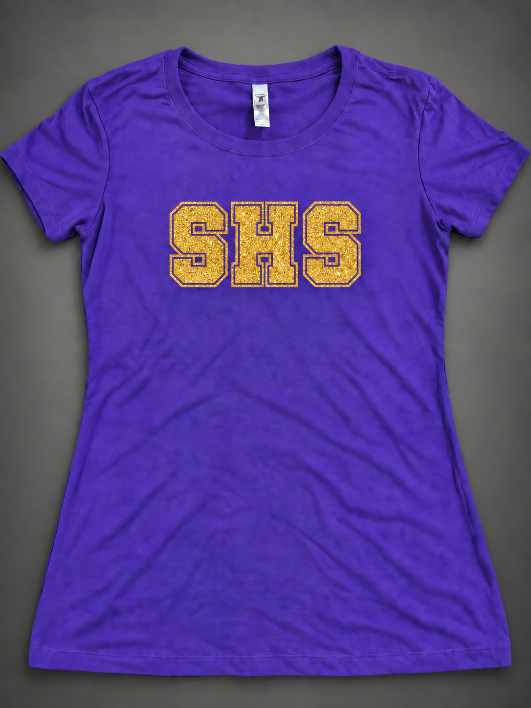 Women’s Santana SHS Gold Glitter T-Shirt