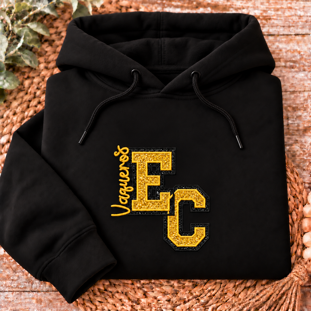 EC Vaqueros Glitter Crewneck or Hoodie