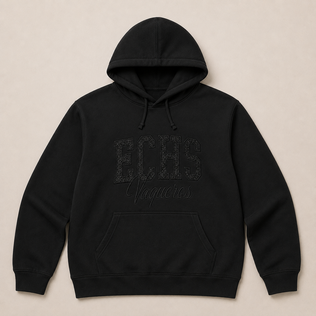 ECHS Vaqueros Glitter & Embroidered Sweatshirt or Hoodie