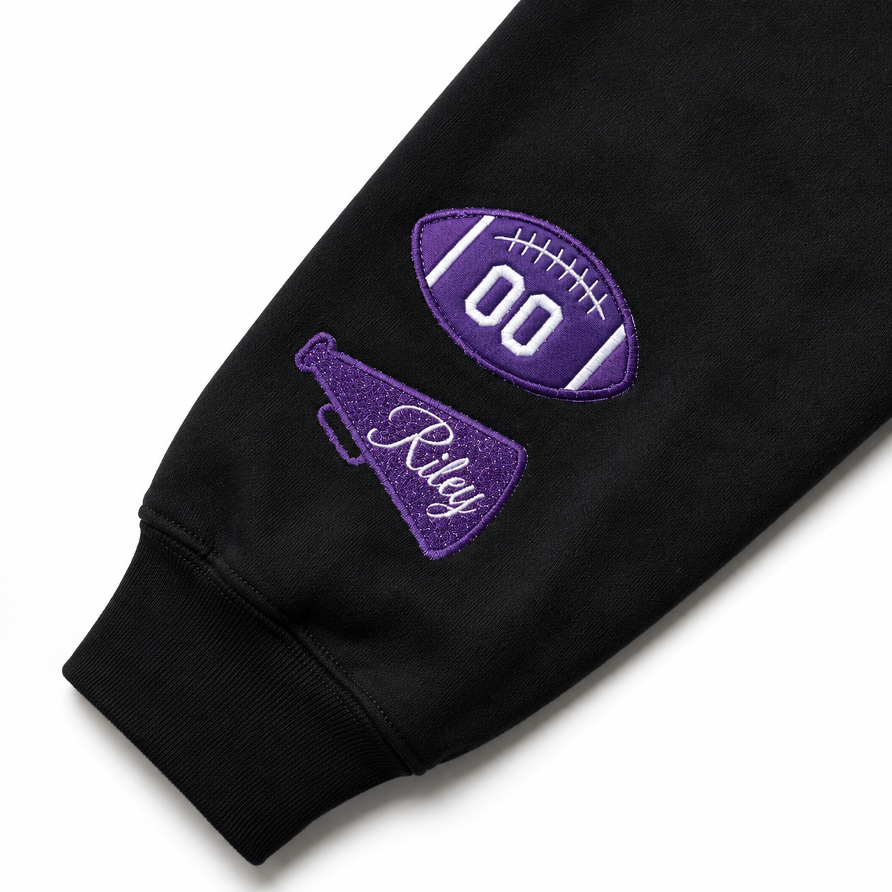 Senior Football Mom “The Last Touchdown Season” Sweatshirt