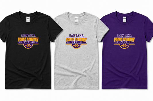 Santana Cross Country Gildan Softstyle T-Shirt – Choice of Design