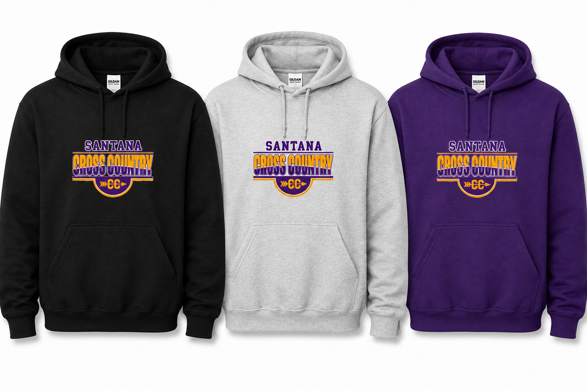 Santana Cross Country Gildan Heavy Blend Hoodie – Choice of Design