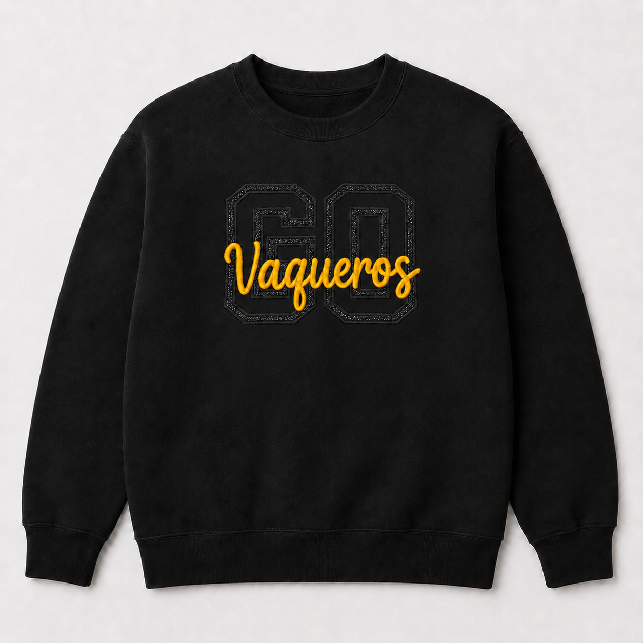 Custom Embroidered Puff GO Sweatshirt