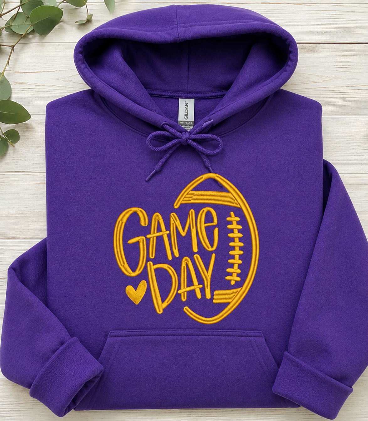 Game Day  Embroidered Sweatshirt & Hoodie