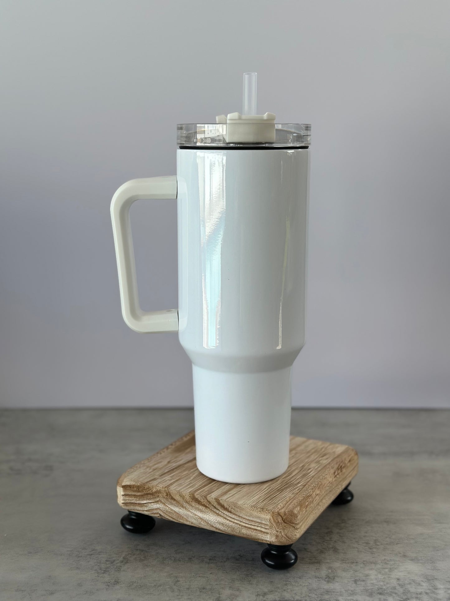 40 OZ glitter tumbler