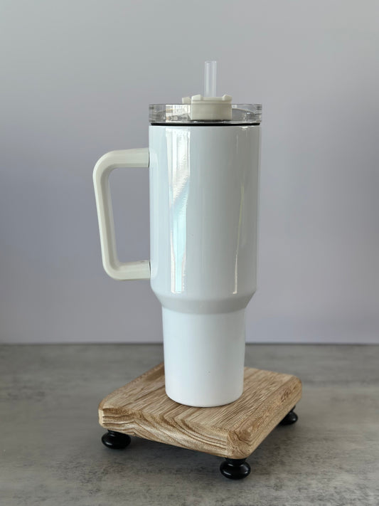 40 OZ glitter tumbler