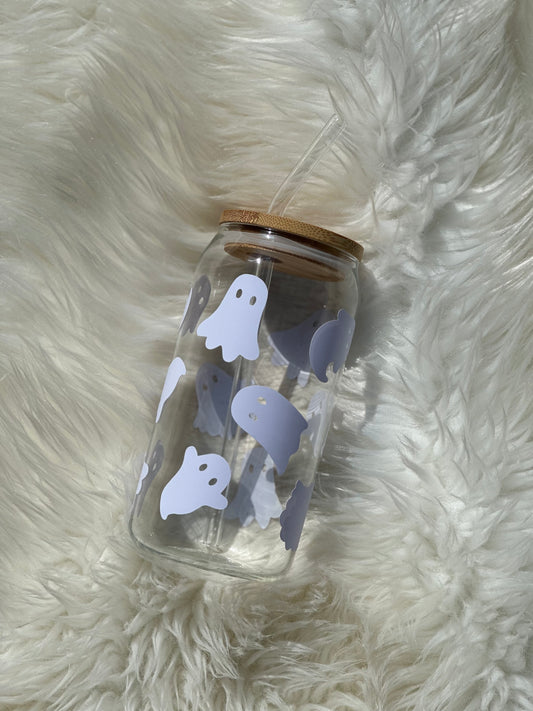 Ghost Glass Can Cup